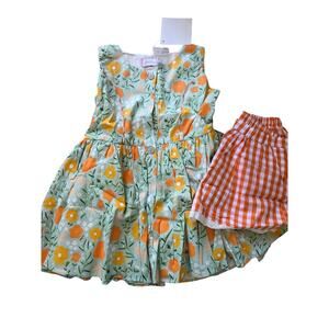 Girl August Clementine Orange Tunic Set